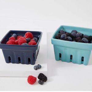 Katie Kime set of 2 Berry Colanders